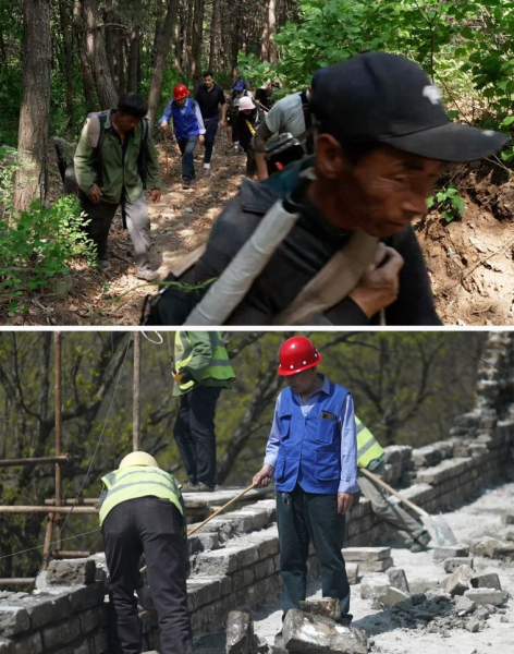 China&rsquo;s Great Wall is being restored one brick at a time