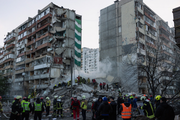 Ukraine and Russia swap hundreds of prisoners, strike on Kyiv apartment block kills 24